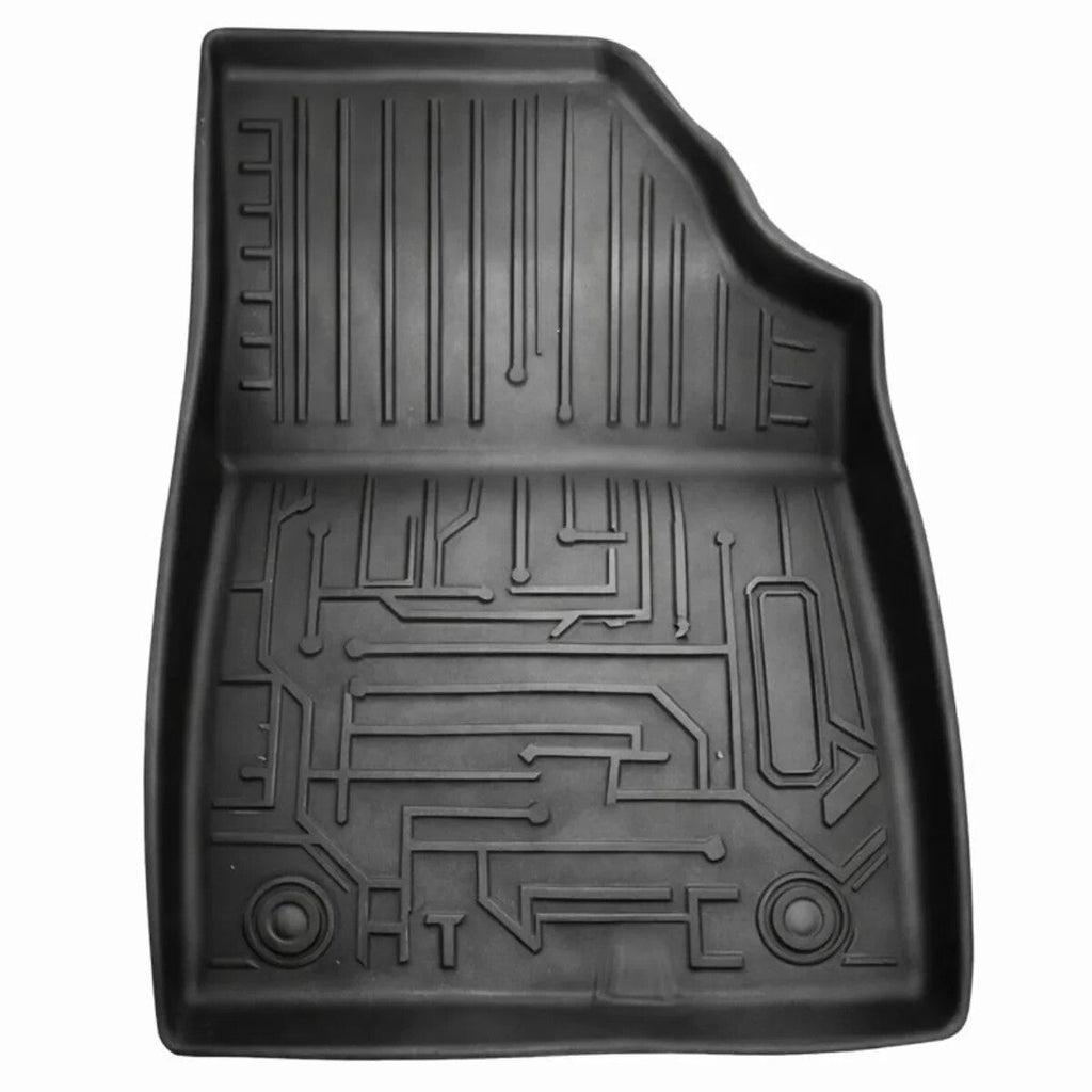 Rillenstruktur der 3D-Wannenmatte